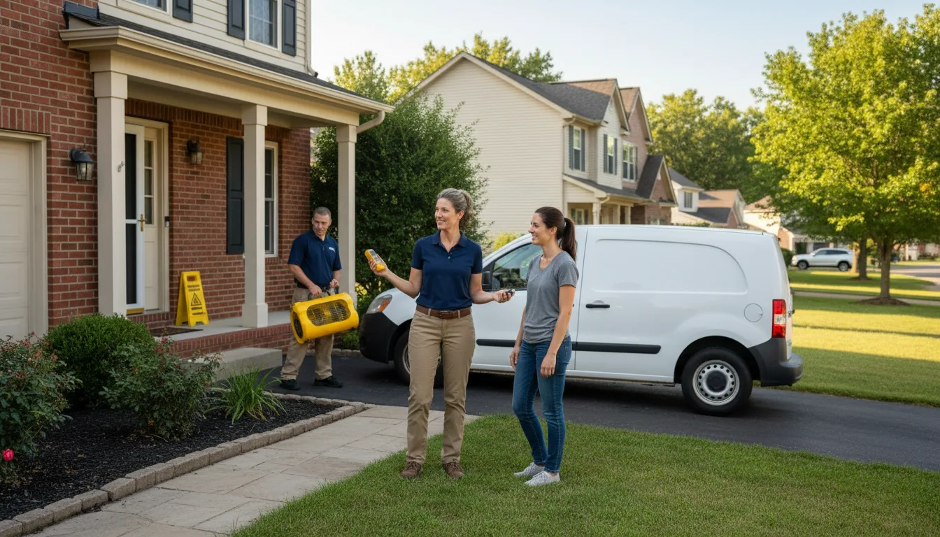 Water restoration image for Home Water Damage Repair in Manchester, OH